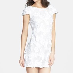 Dress the Population White Sequin "Brooke" Dress